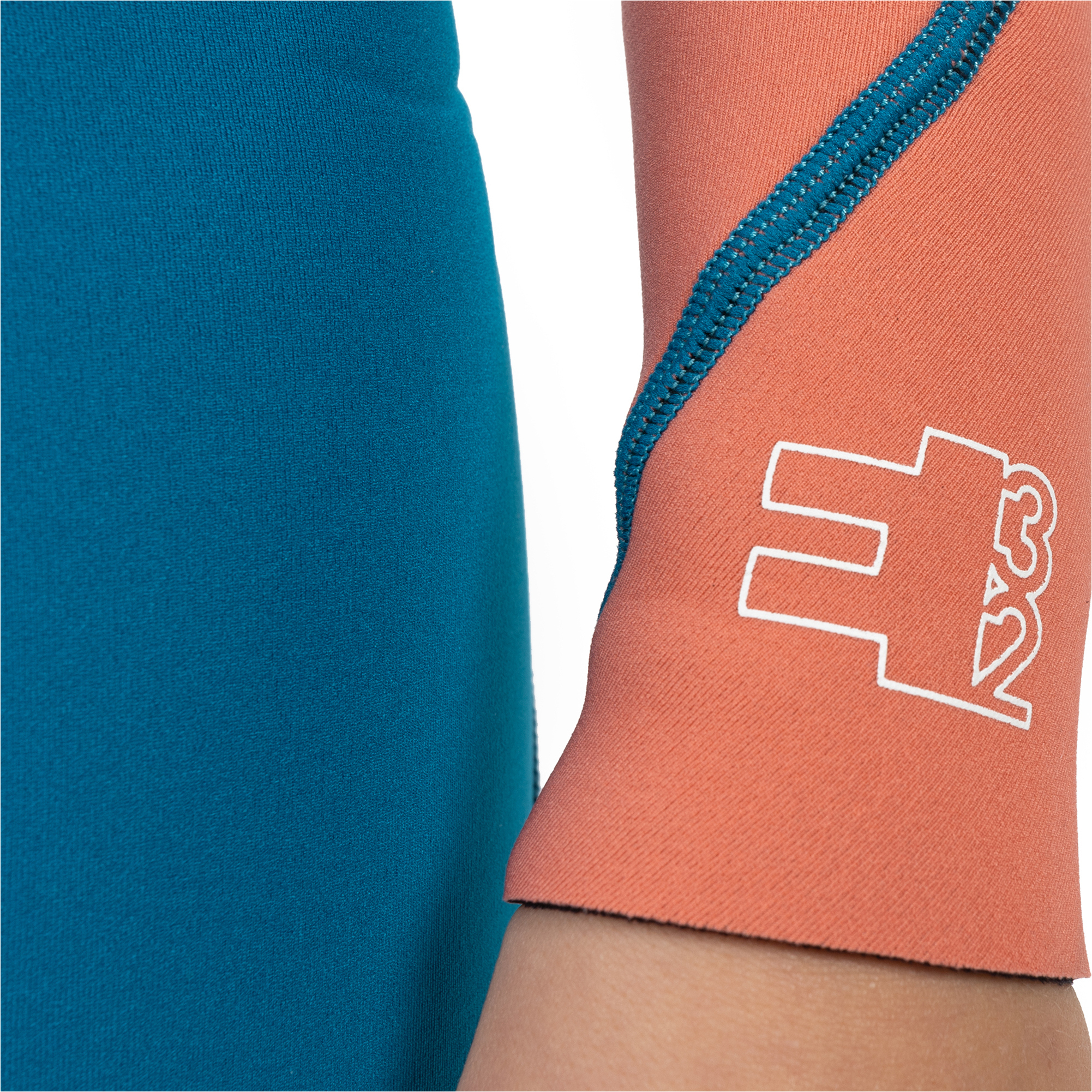 2025 Gul Junior Response Echo 3/2mm Chest Zip Wetsuit RE1329/C2 - Teal / Coral